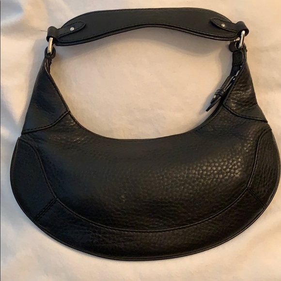 Cole Haan black pebble leather shoulder bag EUC! - Picture 4 of 7